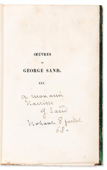 Sand, George (1804-1876) Pauline, Signed & Inscribed Copy.